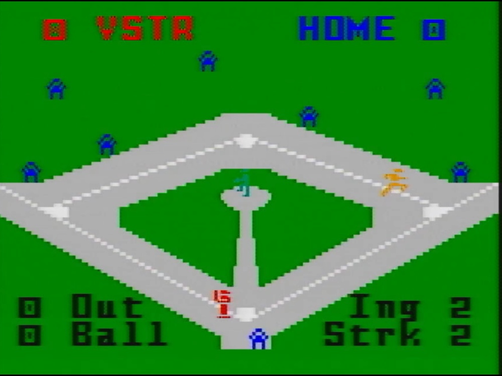 Gameplay of Major League Baseball for Intellivision